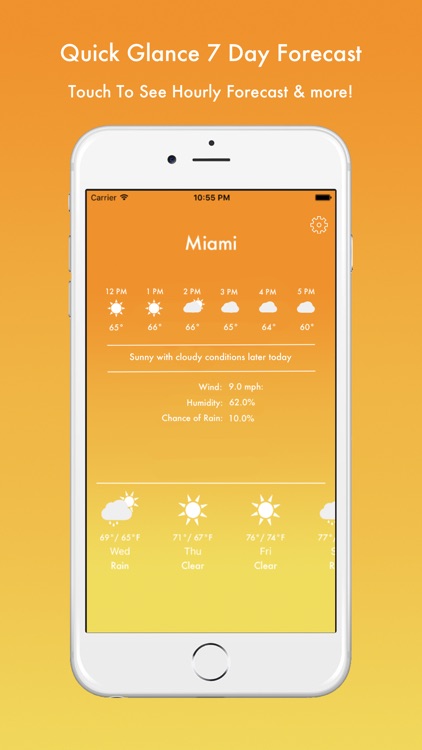 GoodWeather - Temperature Color Weather App screenshot-3
