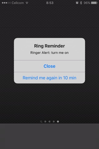 One Click Ring Reminder screenshot 2