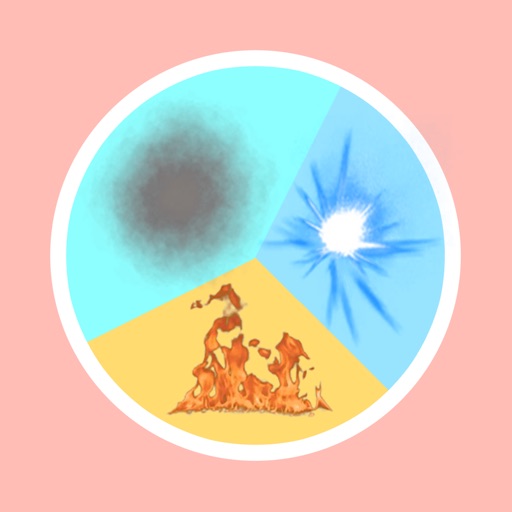 Electric Spark, Fire and Smoke Prank Icon