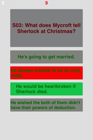 Trivia for Sherlock fans quiz screenshot 2