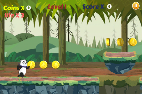 熊猫GO:不得不玩的经典跑酷游戏 screenshot 2