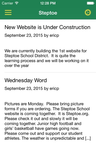 Steptoe School District screenshot 2
