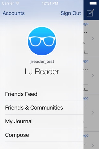 LJ Reader – LiveJournal iPhone Edition screenshot 3
