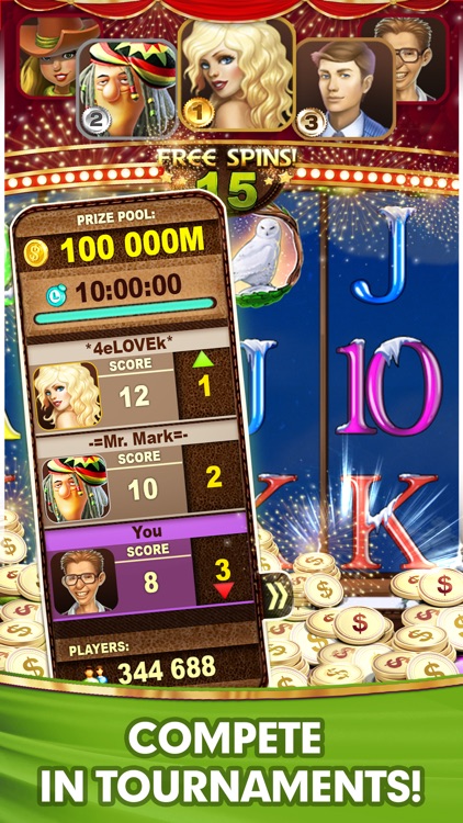 Slots - Spins & Fun: Play games in our online casino for free and win a jackpot every day!