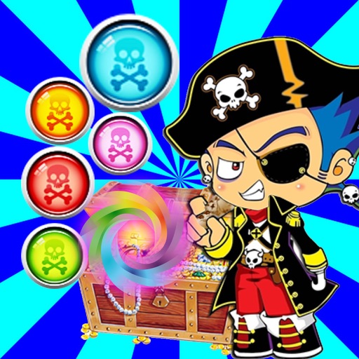 Pirate Bubble Ball Candy Shoot Match 3 Free Game Icon