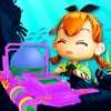 Under The Sea Sub Adventure - FREE - 3D Girl Jump & Dive Submarine Race