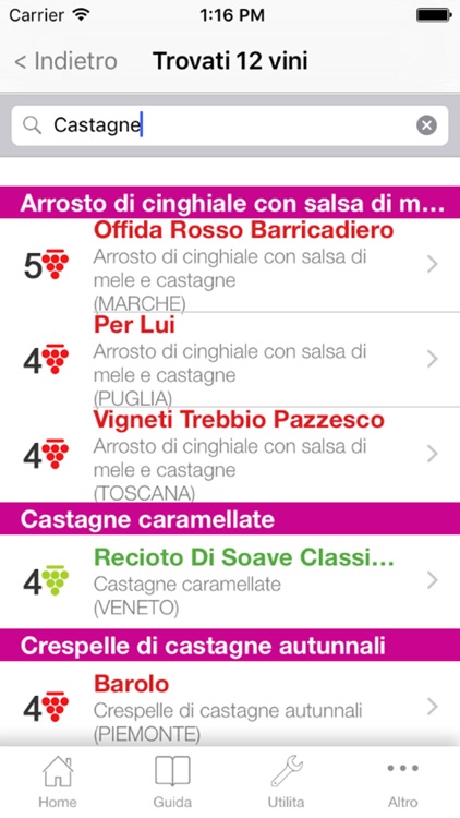 BIBENDA 2016 GUIDA AI MIGLIORI VINI, GRAPPE E RISTORANTI D'ITALIA screenshot-4