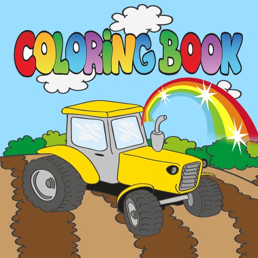 Coloring Book Kids Games For Tractor Tom Version icon