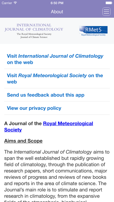 How to cancel & delete International Journal of Climatology from iphone & ipad 1