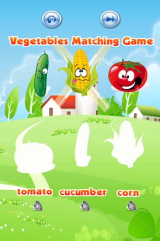 Vegetables Matching Game For Kids screenshot 2
