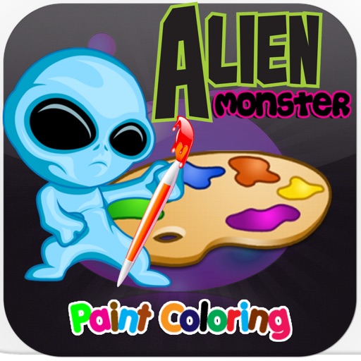 Paint Coloring Monster Alien iOS App