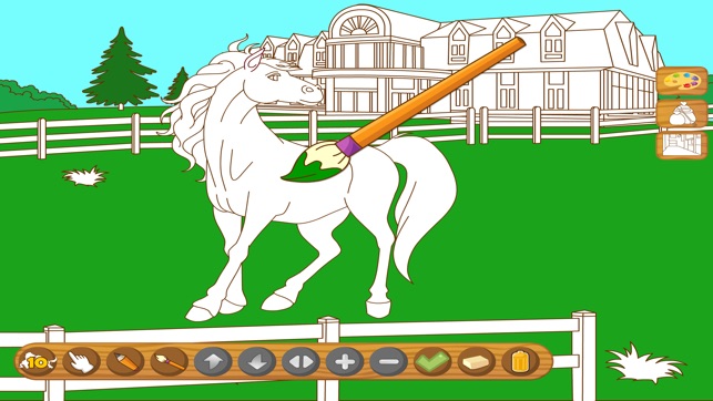 Coloringbook Horses  – Color, design and play with your own (圖3)-速報App