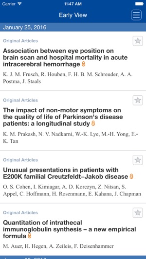 European Journal of Neurology App(圖4)-速報App