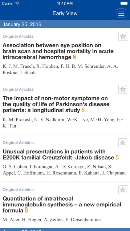 European Journal of Neurology App screenshot-3