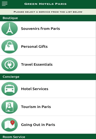 Green Hotels Paris screenshot 2