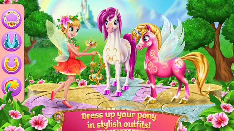 Princess Fairy Rush - Pony Rainbow Adventure