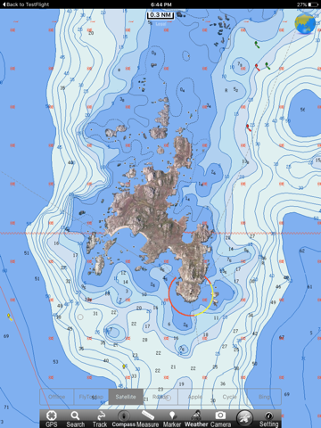 Strait of Bonifacio HD charts screenshot 2
