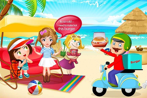 Party Burger Delivery cooking games screenshot 2