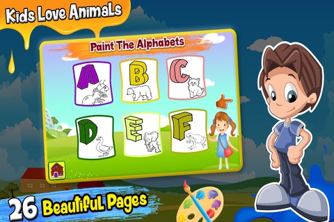 ABC Coloring Pages for Kids screenshot 3