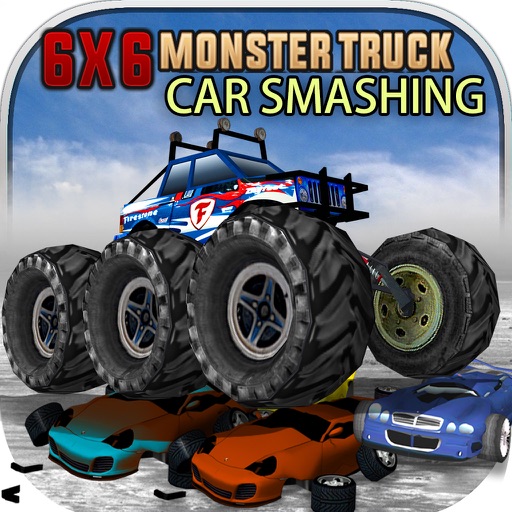 6X6 Monster Truck Car Smashing icon