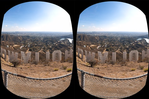 VR Virtual Reality Trip To Hollywood Sign screenshot 2
