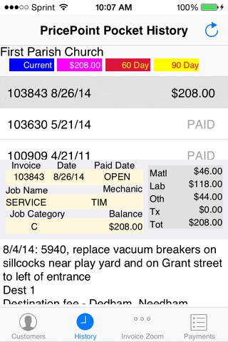 PricePoint Pocket History screenshot 2
