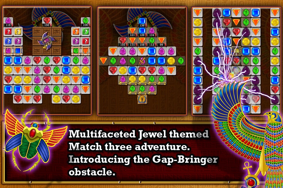 Jewel Drops 2 - Match three puzzle screenshot 2
