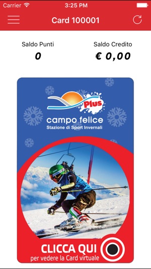 Campo Felice Fidelity Card