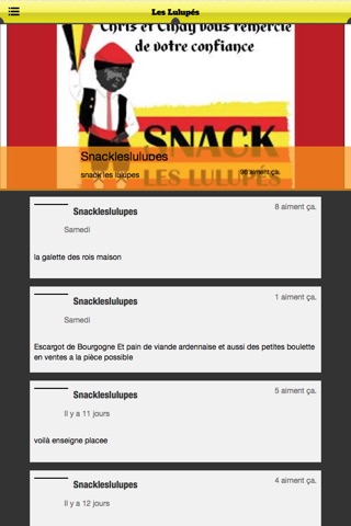 Snack Les Lulupés screenshot 2