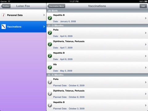 My Vaccinations for iPad screenshot 4