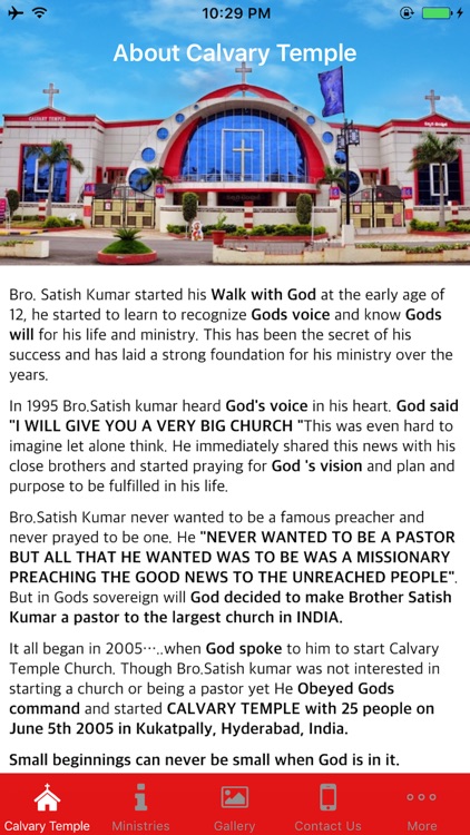 Calvary Temple Hyderabad