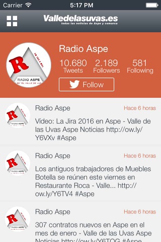 Radio Aspe · Valledelasuvas screenshot 3
