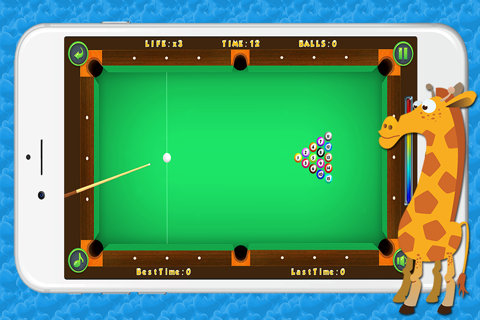 Pool Billiards Challenge Game for Kids screenshot 2