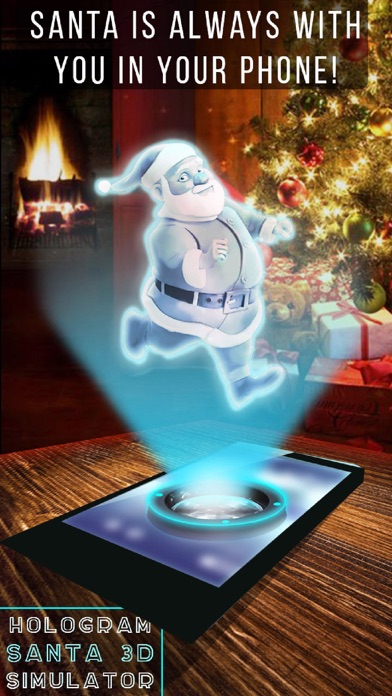 How to cancel & delete Hologram Santa 3D Simulator from iphone & ipad 1