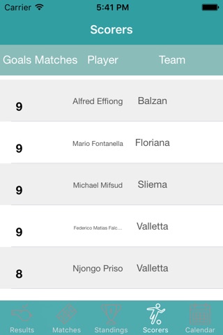 InfoLeague - Information for Maltese Premier League - Matches, Results, Standings and more screenshot 4