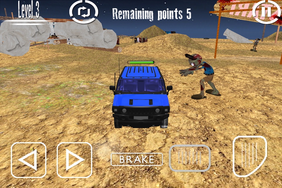 Zombie OffRoad Driver 3D - 4x4 Off Road Parking Simulator screenshot 2