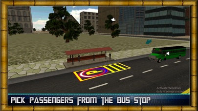 City Bus Driving Simulator 2016 - Real passengers pick & drop driver traffic parking SimScreenshot of 4