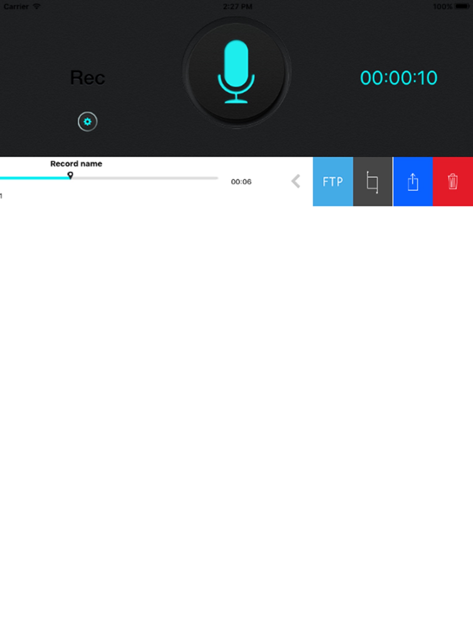 Super Voice Recorder for iPad, Record your meeting screenshot 4