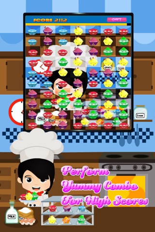 Cupcake Crush Puzzle - Play Sweet Match Game For Free screenshot 2