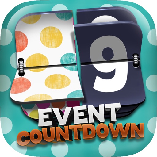 Event Countdown Fashion Wallpaper  - “ Polka Dots ” Pro