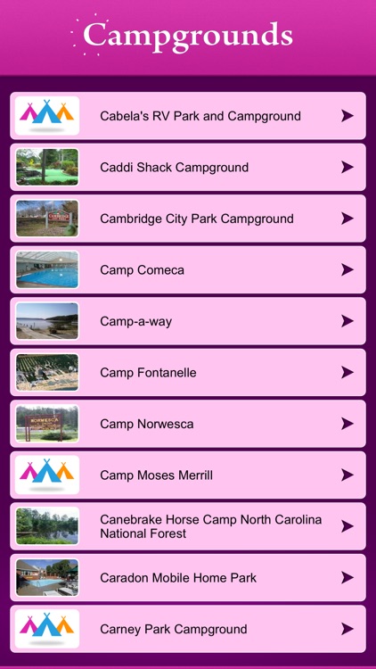 Nebraska Campgrounds and RV Parks