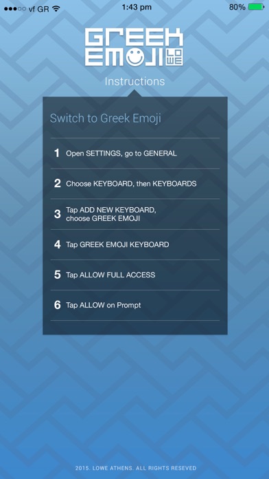 How to cancel & delete Greek Emoji App from iphone & ipad 2