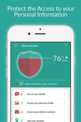 MyPermissions – 個人情報管理アプリ screenshot 2