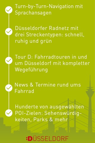 RADschlag Düsseldorf Navigation, Touren, Radfahren screenshot 2