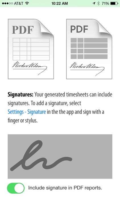 SmartDoc TimeSheet for iPhone