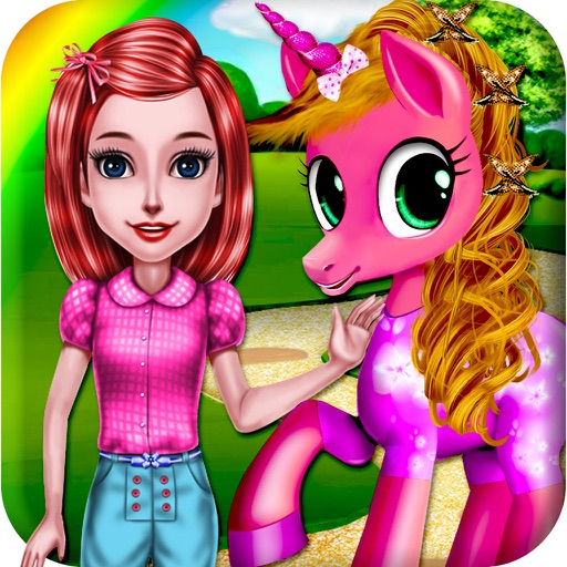 Pony Grooming beauty Salon - baby pet games Icon