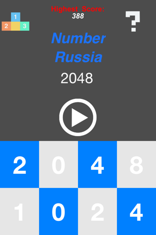 2048 Number Russia Game Classic Free Plus screenshot 2