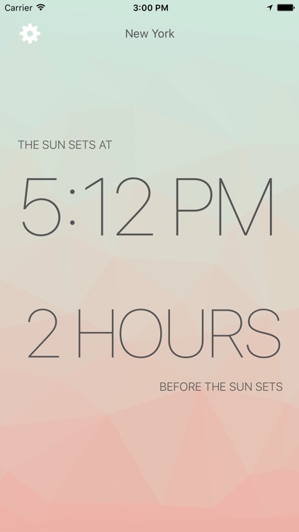 Lux - Sunrise and Sunset