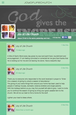 Joy Of Life Church screenshot 2