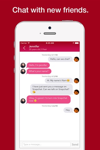 Frenlizt+ - Chat and Meet Friends on Snapchat, Kik, Instagram, Skype, Facebook or Twitter screenshot 3